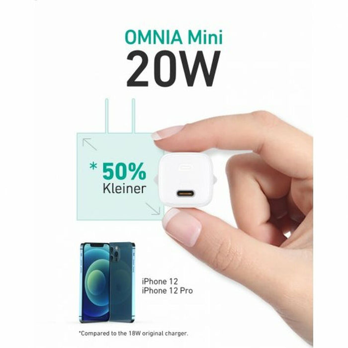 Φορτιστής Τοίχου Aukey Omnia Mini Λευκό 20 W