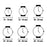 Unisex Ρολόγια Tom Watch WA00011 (Ø 44 mm)