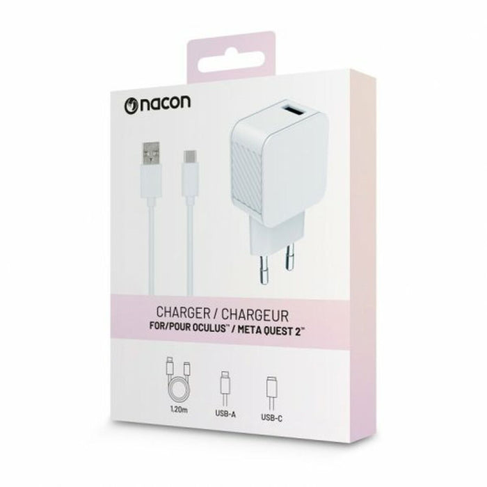 Φορτιστής Τοίχου + Καλώδιο USB A σε USB C Nacon