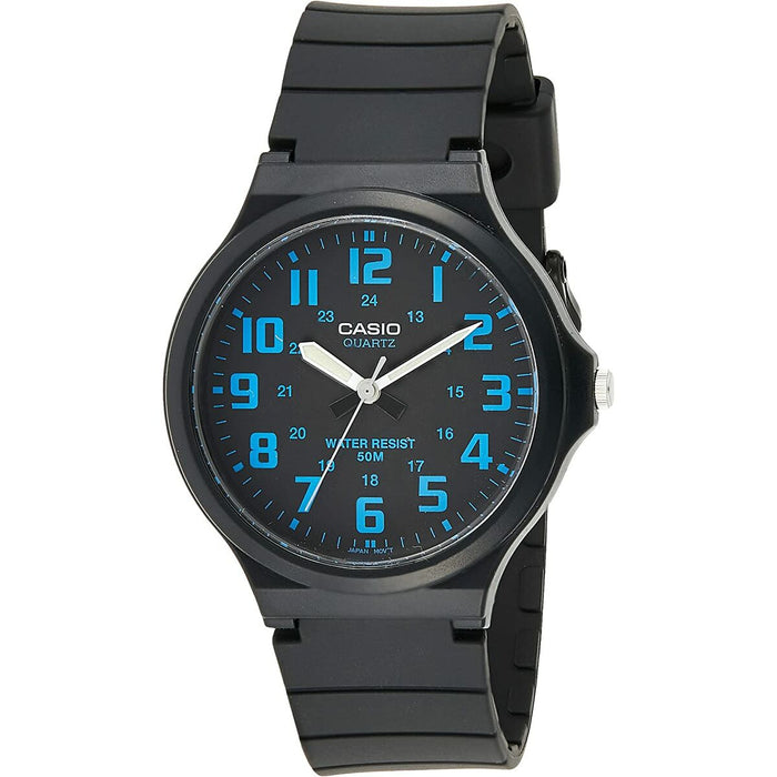 Ανδρικά Ρολόγια Casio MW-240-2 Μαύρο (Ø 35 mm) (Ø 43,5 mm)