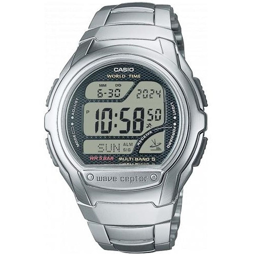 Ανδρικά Ρολόγια Casio WV-58RD-1AEF Μαύρο Ασημί (Ø 44 mm)