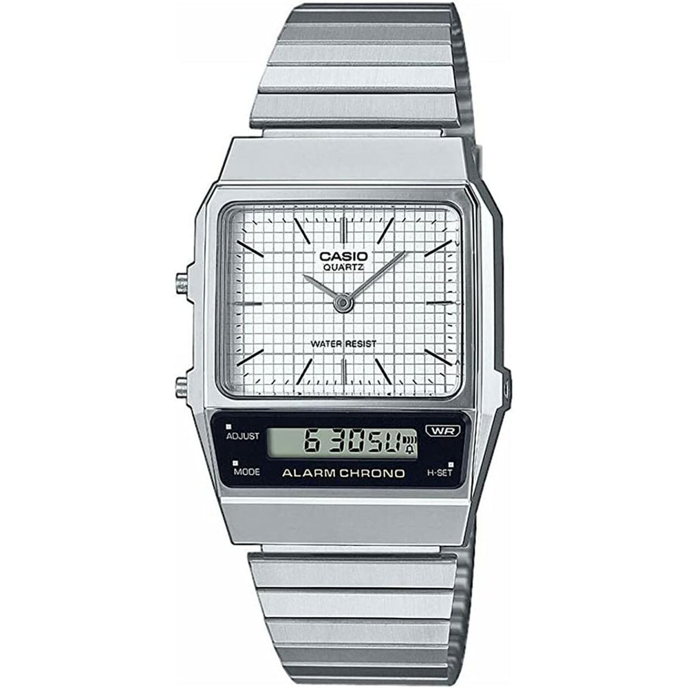 Ανδρικά Ρολόγια Casio AQ-800E-7AEF Ασημί (Ø 40 mm)