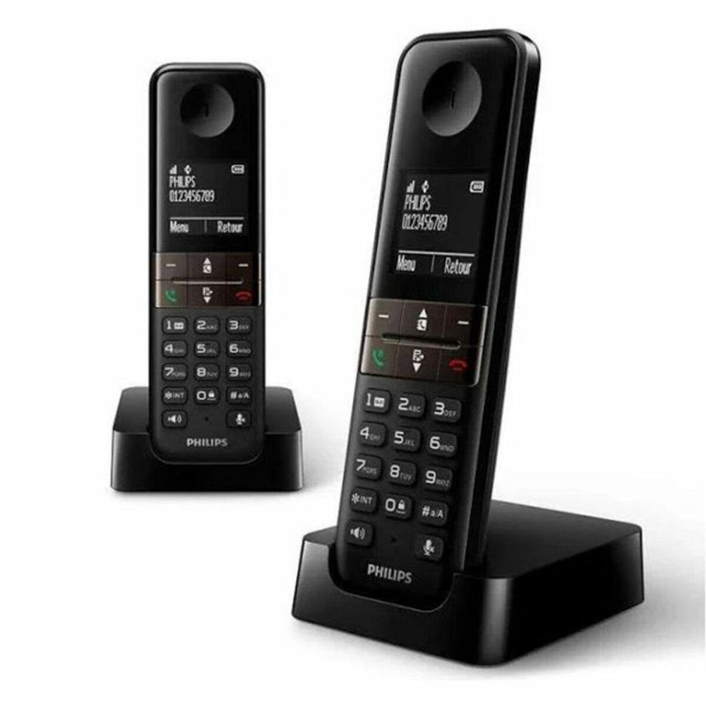 Ασύρματο Τηλέφωνο Philips D4702B/34 Duo 1,8" DECT (2 pcs)