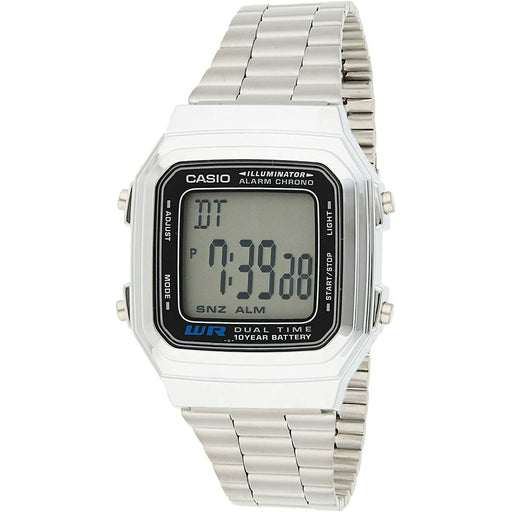 Unisex Ρολόγια Casio VINTAGE Μαύρο Ασημί (Ø 32 mm) (Ø 34 mm)