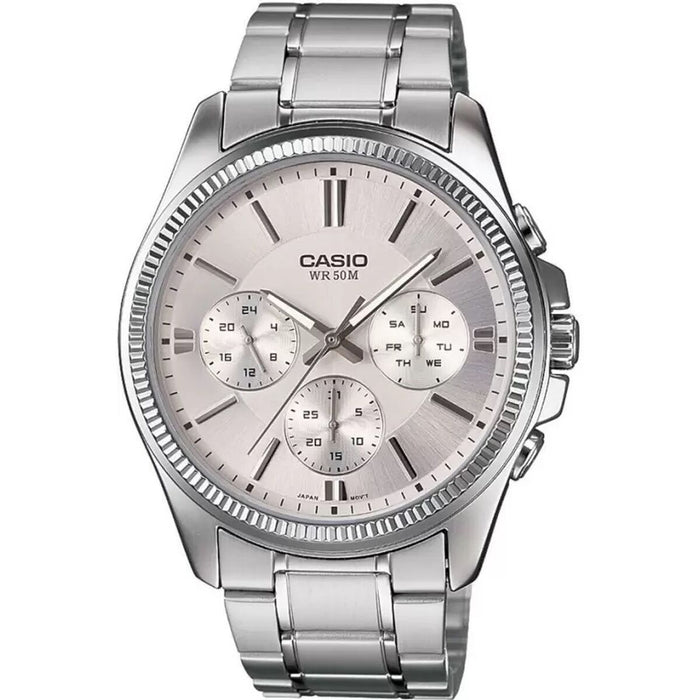 Ανδρικά Ρολόγια Casio ENTICER GENT Ασημί Γκρι (Ø 35 mm)