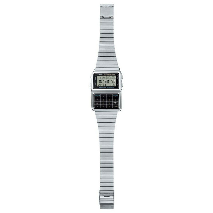 Unisex Ρολόγια Casio DATABANK CALCULATOR STEEL - MATT CASE Γκρι