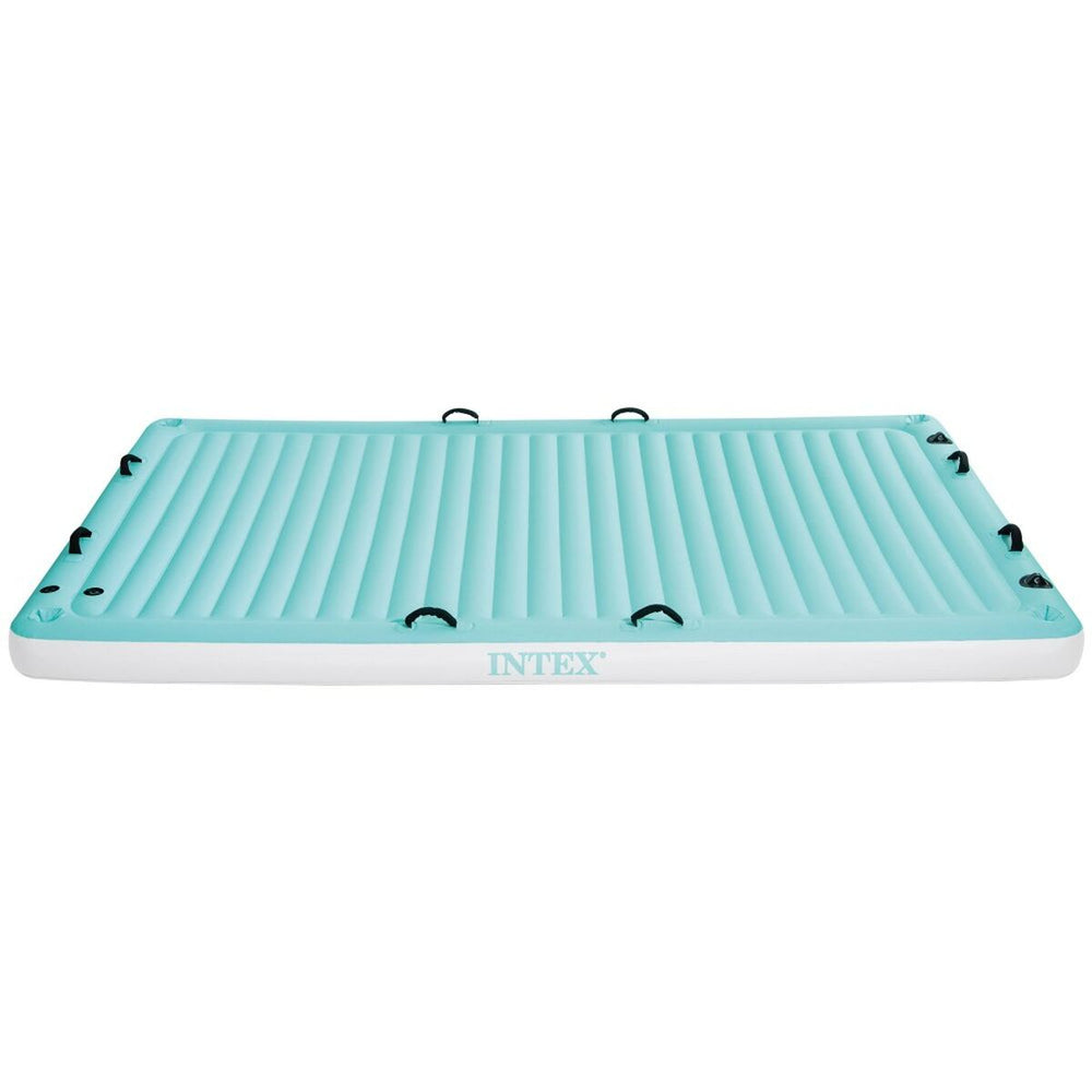 Inflatable Pool Float Intex Κουβέρτα Λευκό Τυρκουάζ 310 x 18 x 183 cm