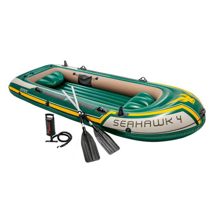 Φουσκωτό σκάφος Intex Seahawk 4 Πράσινο 351 x 48 x 145 cm