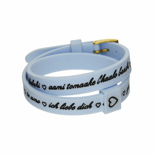 Γυναικεία Βραχιόλια il mezzometro I LOVE YOU GOLD - BRACCIALE IN SILICONE/SILICONE BRACELET