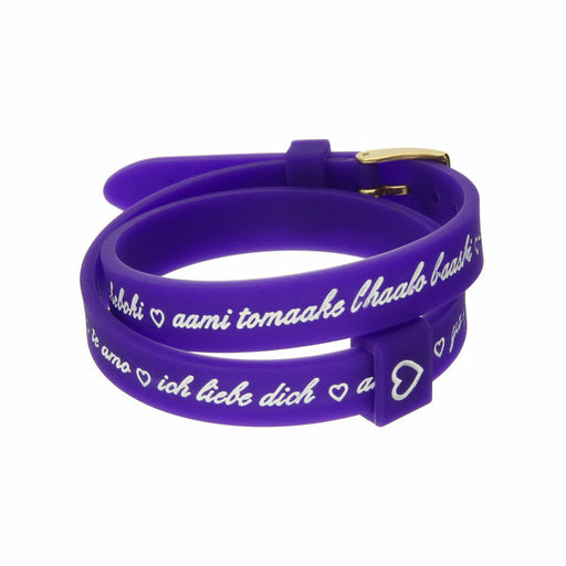 Γυναικεία Βραχιόλια il mezzometro I LOVE YOU GOLD - BRACCIALE IN SILICONE/SILICONE BRACELET