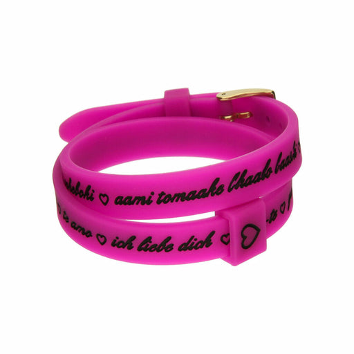 Γυναικεία Βραχιόλια il mezzometro I LOVE YOU GOLD - BRACCIALE IN SILICONE/SILICONE BRACELET