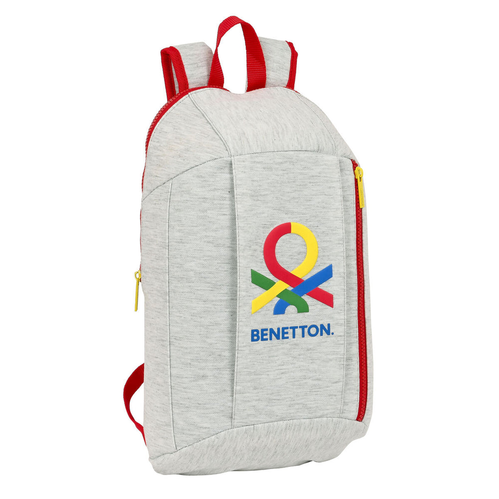 Σακίδιο Πλάτης Casual Benetton Pop Γκρι 10 L