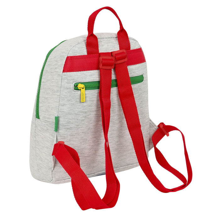 Σακίδιο Πλάτης Casual Benetton Pop Γκρι 13 L