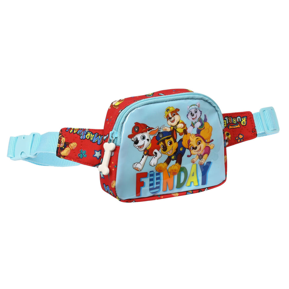 Τσάντα Mέσης The Paw Patrol Funday 14 x 11 x 4 cm Κόκκινο Ανοιχτό Μπλε