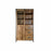 Eκθεσιακό σταντ DKD Home Decor 8424001807383 110 x 45 x 200 cm Κρυστάλλινο Μέταλλο Ξύλο από Μάνγκο