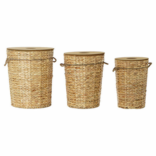 Σετ Καλαθιών DKD Home Decor ίνα (3 pcs)