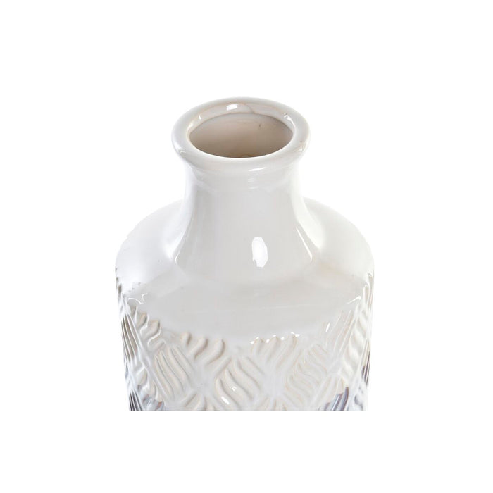 Βάζο DKD Home Decor Πορσελάνη Μπλε Δίχρωμα 15 x 15 x 46 cm Μεσογείακός