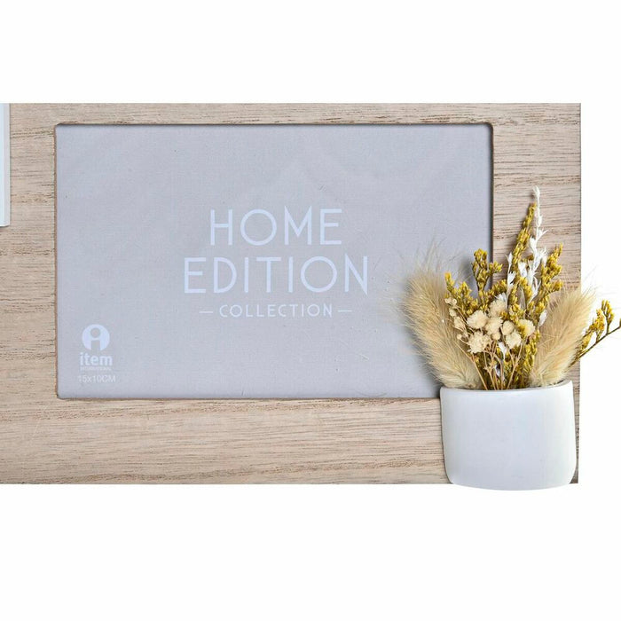 Κορνίζα DKD Home Decor Ξύλο 39 x 3 x 41 cm Φυσικό Εγκαταστήστε (x2)