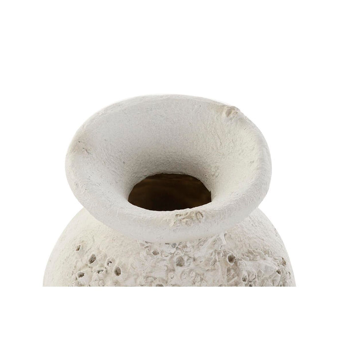 Βάζο DKD Home Decor Λευκό Ρητίνη Κοράλι Μεσογείακός 37,5 x 31,7 x 81 cm