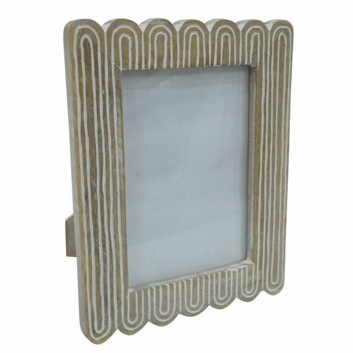 Κορνίζα DKD Home Decor 18,5 x 2 x 23 cm Φυσικό Αποικιακό Ξύλο από Μάνγκο 20 x 2 x 24 cm