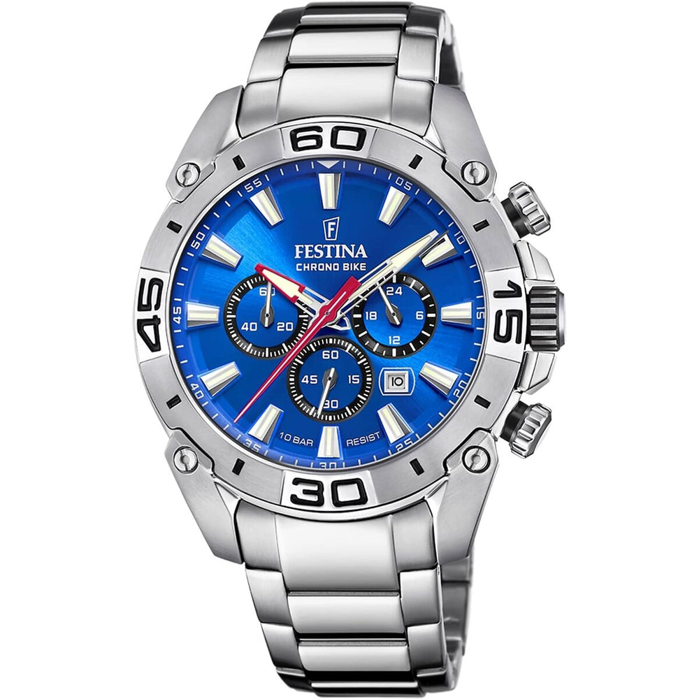 Ανδρικά Ρολόγια Festina F20543/2 Γκρι Ασημί