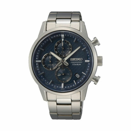 Ανδρικά Ρολόγια Seiko SSB387P1 Ασημί (Ø 41 mm)