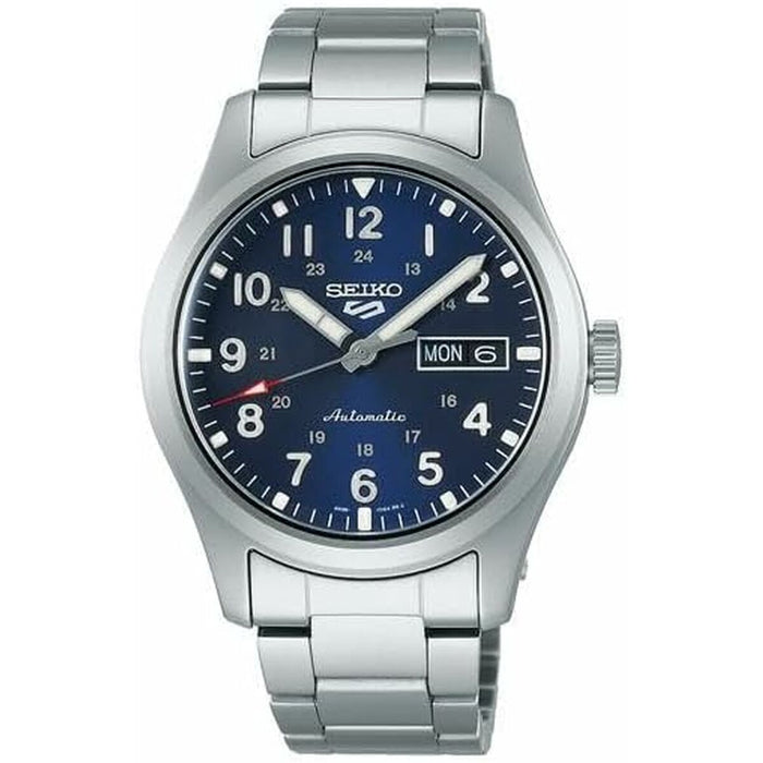 Ανδρικά Ρολόγια Seiko SPORTS AUTOMATIC Μαύρο Ασημί