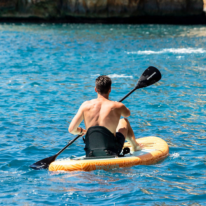 Φουσκωτή Κυματοσανίδα Paddle Surf 2 σε 1 με Κάθισμα και Αξεσουάρ Siros InnovaGoods 10'5" 320 cm