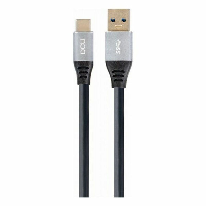 Καλώδιο USB A σε USB C DCU Μαύρο (1,5M)