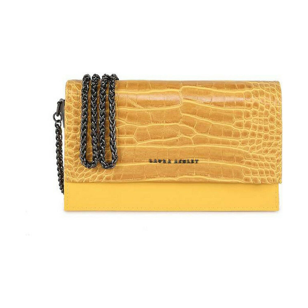 Γυναικεία Τσάντα Laura Ashley DUDLEY-CROCO-YELLOW Κίτρινο (22 x 12 x 5 cm)