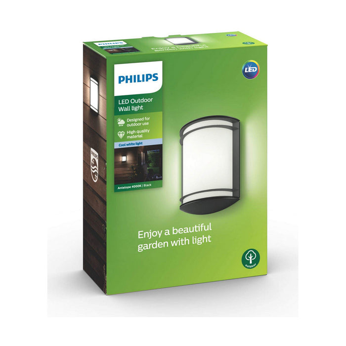 Φωτιστικό Philips Antelope Μαύρο 4000K 6 W