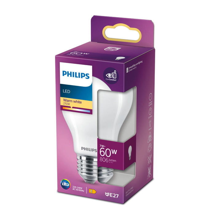 Λάμπα LED Philips Equivalent  E27 60 W E (2700 K)