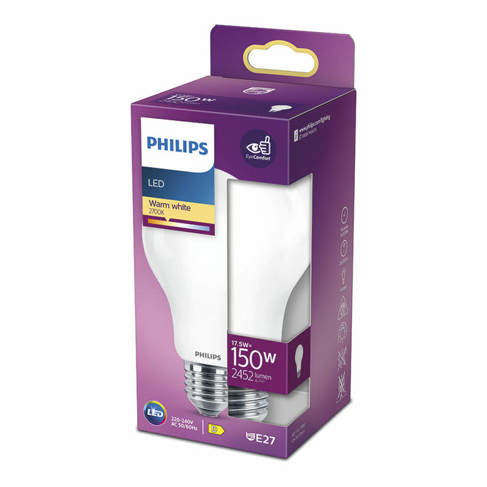 Λάμπα LED Philips D 150 W 17,5 W E27 2452 lm 7,5 x 12,1 cm (2700 K)