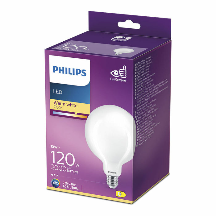 Λάμπα LED Philips Λευκό D 13 W E27 2000 Lm 12,4 x 17,7 cm (2700 K)