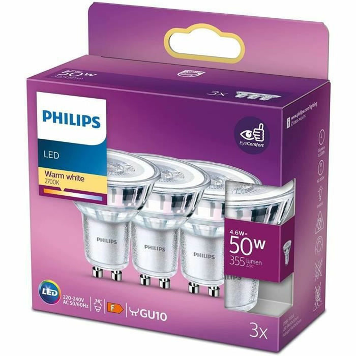 Λάμπα LED Philips Foco F 4,6 W (2700k)