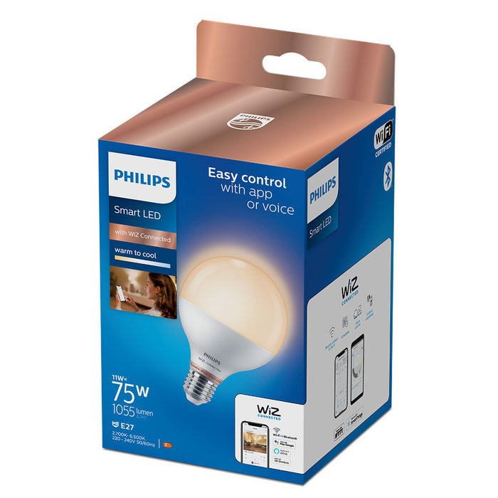 Λάμπα LED Philips Wiz Λευκό F 11 W E27 1055 lm (2700 K)