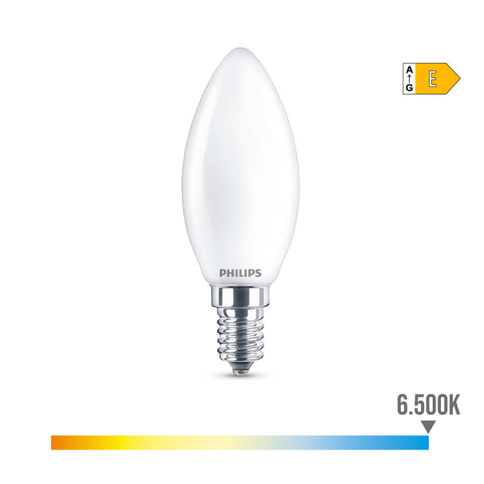 Λάμπα LED Philips Κερί E 6,5 W E14 806 lm 3,5 x 9,7 cm (6500 K)