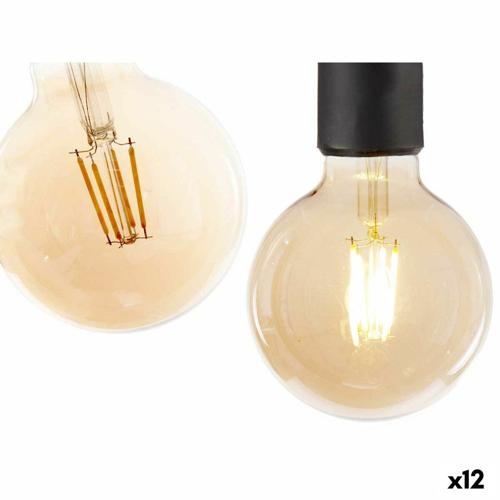 Λάμπα LED Vintage E27 Διαφανές 4 W 9,5 x 14 x 9,5 cm (12 Μονάδες)