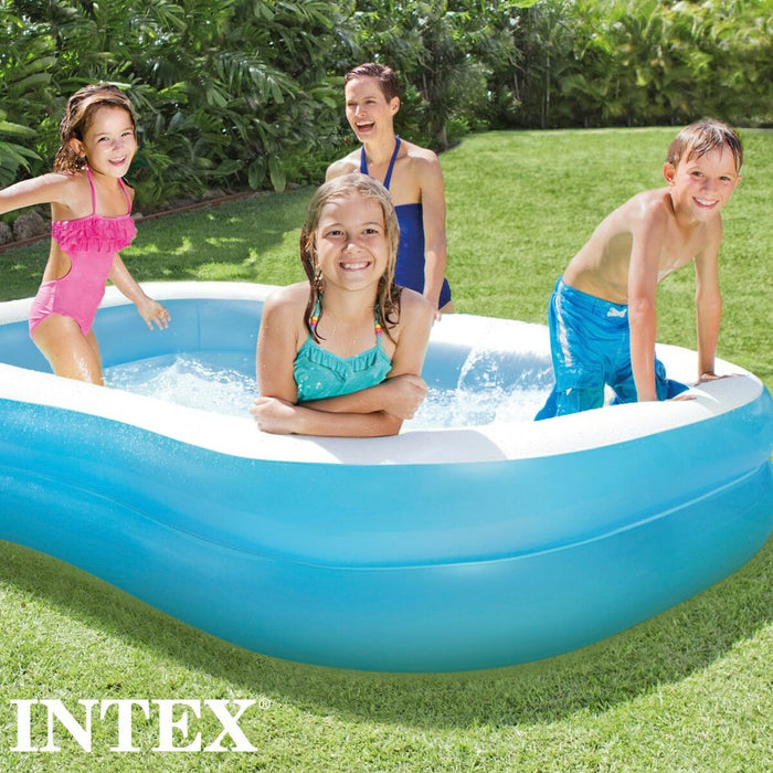 Φουσκωτή Πισίνα Intex Μπλε Λευκό Μπλε/Λευκό 540 L 203 x 48 x 152 cm (3 Μονάδες)