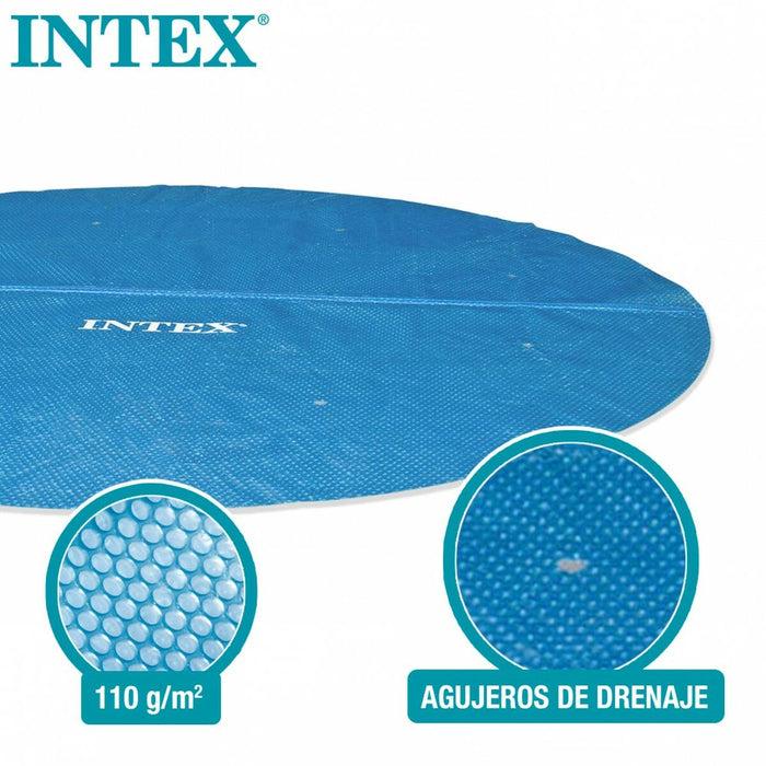 Καλύμματα πισίνας Intex 29021 EASY SET/METAL FRAME Μπλε Ø 305 cm 290 x 290 cm