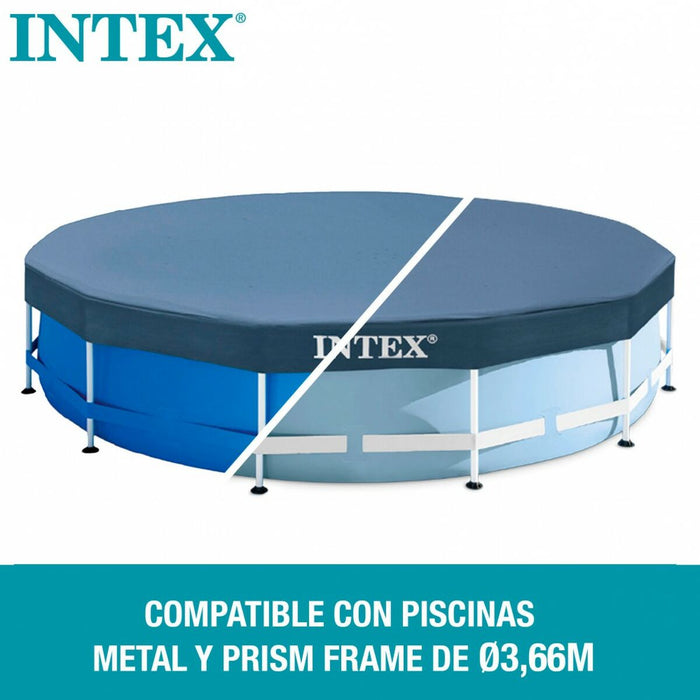 Καλύμματα πισίνας Intex 28031 METAL FRAME 366 x 25 x 366 cm