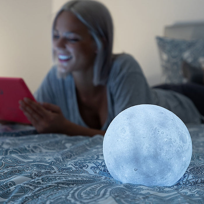 επαναφορτιζόμενη λάμπα LED φεγγάρι Moondy InnovaGoods